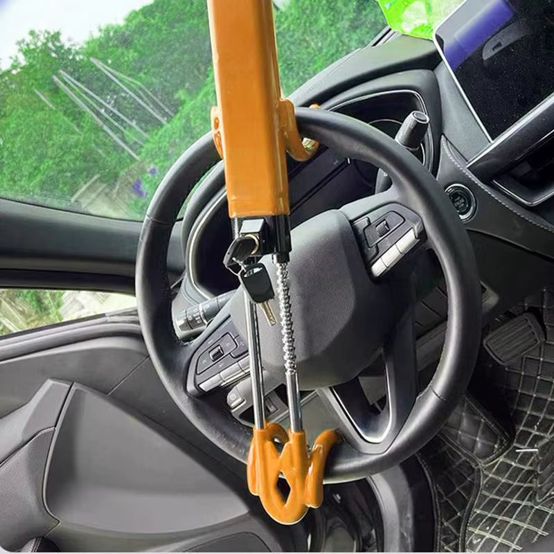 Antitheft Steering Wheel Lock Car anti Theft Heavy Duty Wheel Lock Security Lock Car Wheel Lock anti Theft Theft Prevention Car